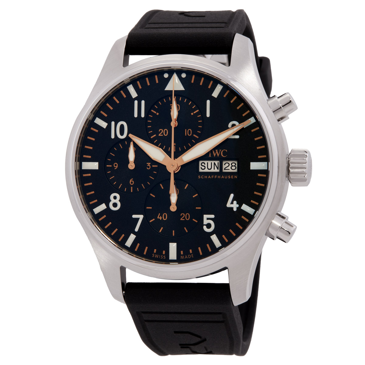 iwc pilots chronograph apxgp automatic black dial men's watch iw378009 iwc pilots chronograph apxgp automatic black dial men's watch iw378009