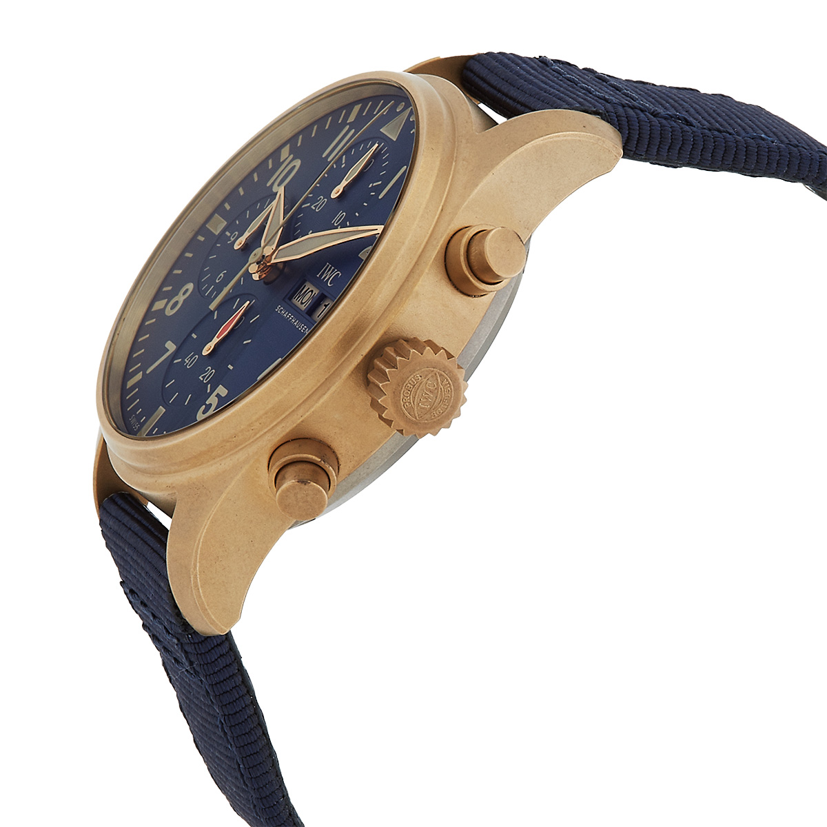 iwc pilots chronograph automatic blue dial men's watch iw388109 iwc pilots chronograph automatic blue dial men's watch iw388109