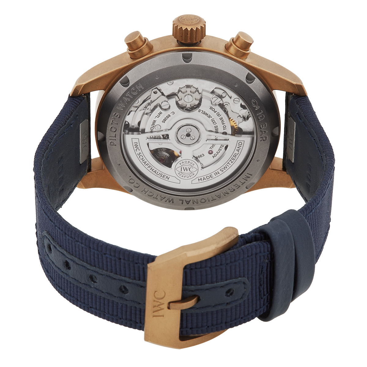 iwc pilots chronograph automatic blue dial men's watch iw388109 iwc pilots chronograph automatic blue dial men's watch iw388109