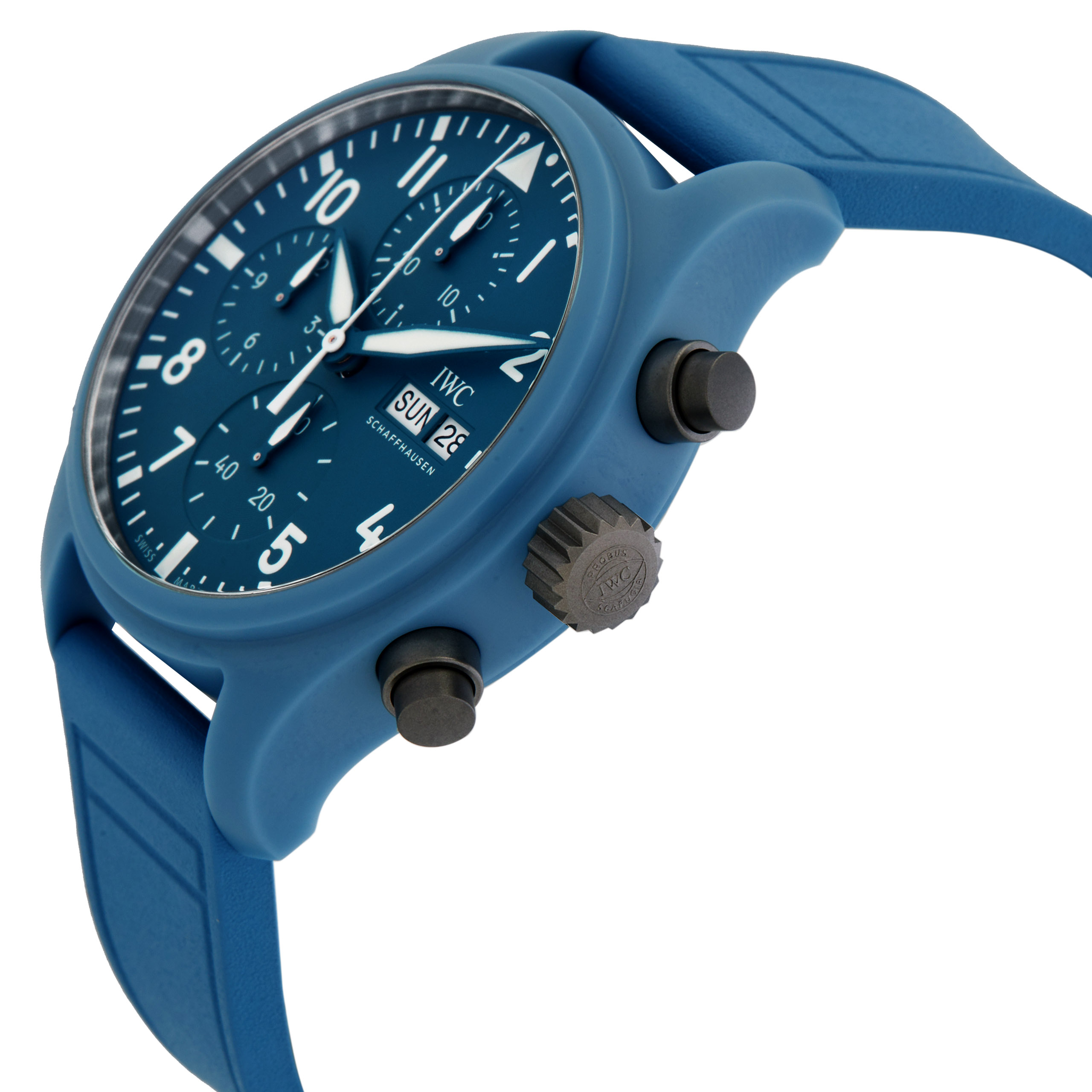 iwc pilot's chronograph automatic blue dial men's watch iw389409 iwc pilot's chronograph automatic blue dial men's watch iw389409