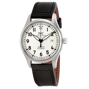 iwc pilots mark xviii automatic silver dial men's watch iw327012