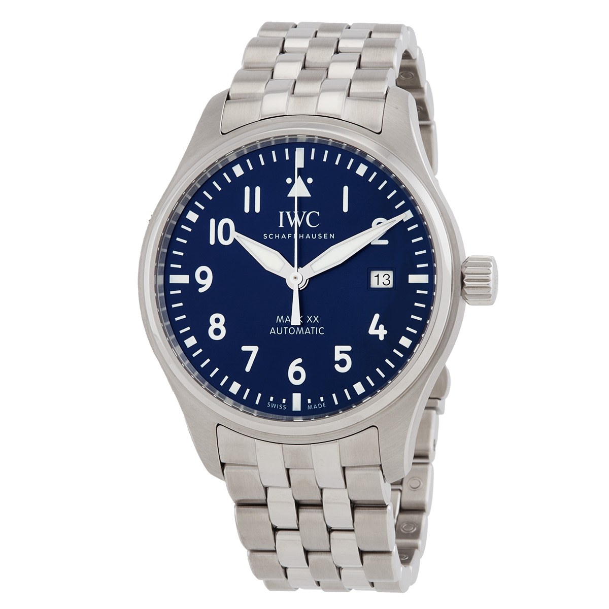 iwc pilots mark xx automatic blue dial men's watch iw328204 iwc pilots mark xx automatic blue dial men's watch iw328204