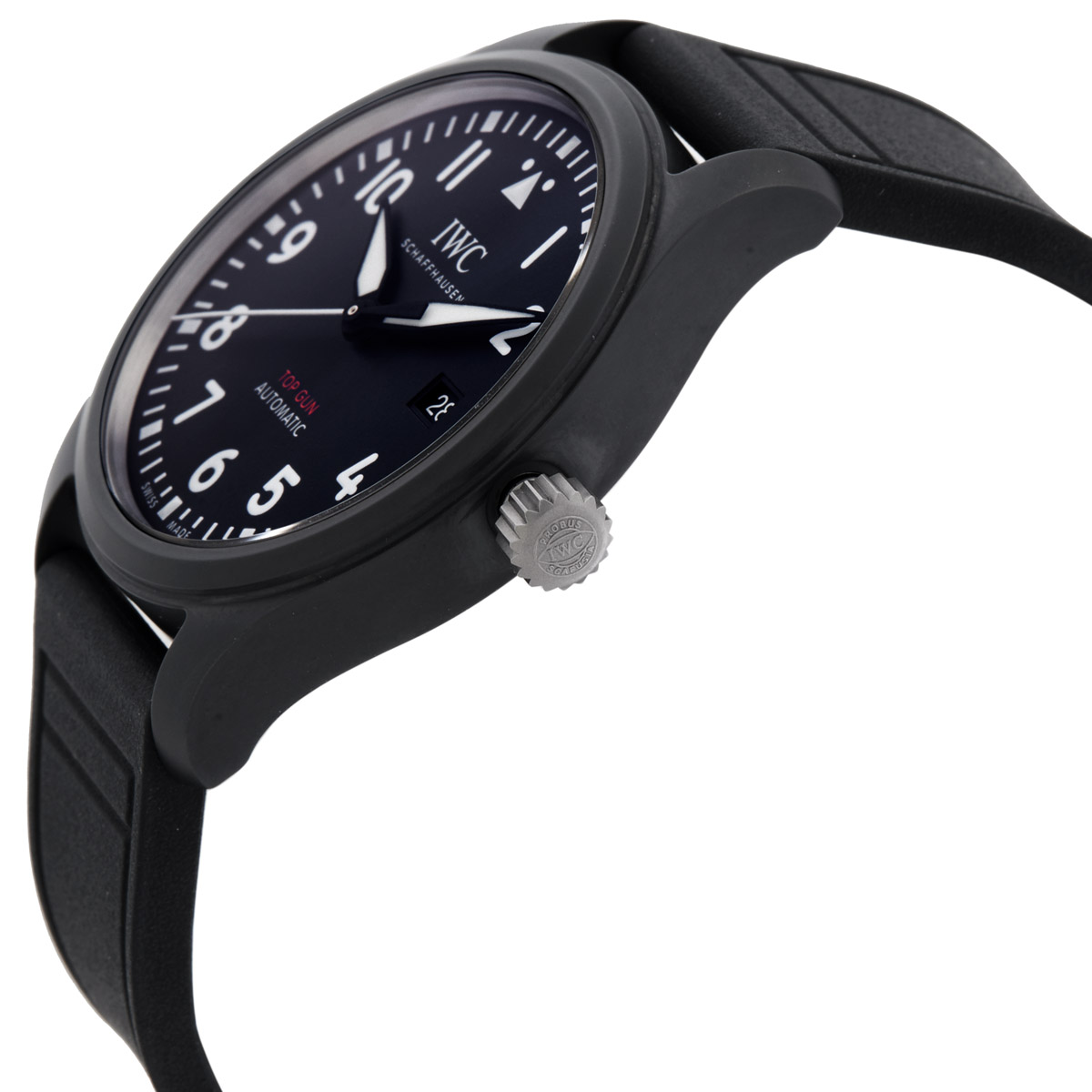 iwc pilot's top gun automatic black dial men's watch iw326906 iwc pilot's top gun automatic black dial men's watch iw326906