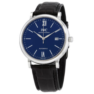 iwc portofino automatic "150 years" blue dial men's watch iw356518