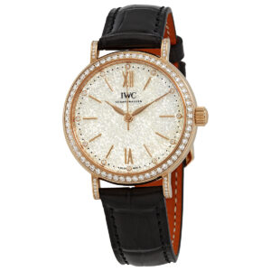 Витрина iwc portofino automatic 18kt rose gold diamond ladies watch iw357406