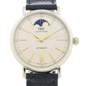 iwc portofino automatic diamond white dial men's watch iw459601