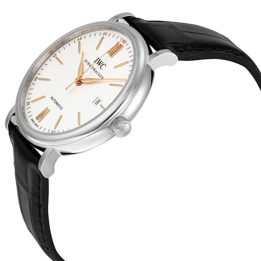 iwc portofino automatic silver plated dial men's watch iw356517 iwc portofino automatic silver plated dial men's watch iw356517