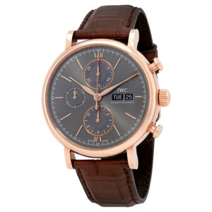 iwc portofino chronograph ardoise dial men's watch iw391021