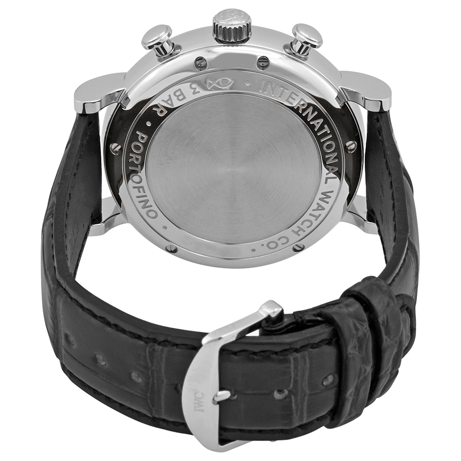 iwc portofino chronograph automatic black dial men's watch 3910 29 iwc portofino chronograph automatic black dial men's watch 3910 29
