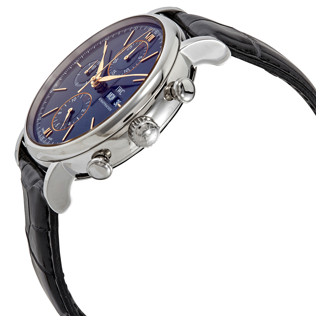 iwc portofino chronograph automatic blue dial men's watch iw391036 iwc portofino chronograph automatic blue dial men's watch iw391036