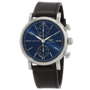 Home iwc portofino chronograph automatic 'laureus sport for good' blue dial men's watch iw391408