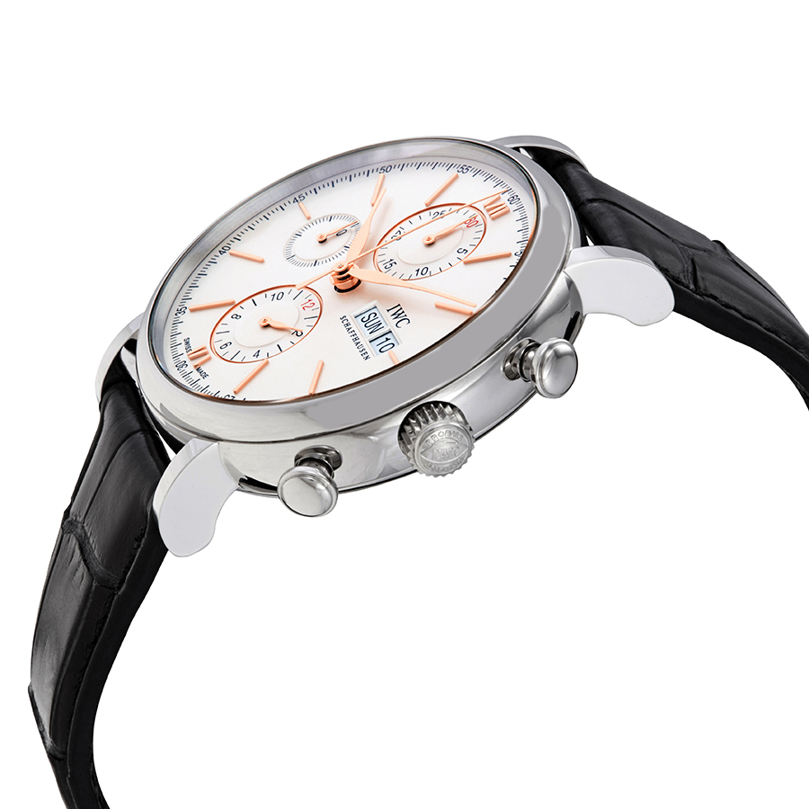 iwc portofino chronograph automatic silver dial men's watch iw391031 iwc portofino chronograph automatic silver dial men's watch iw391031