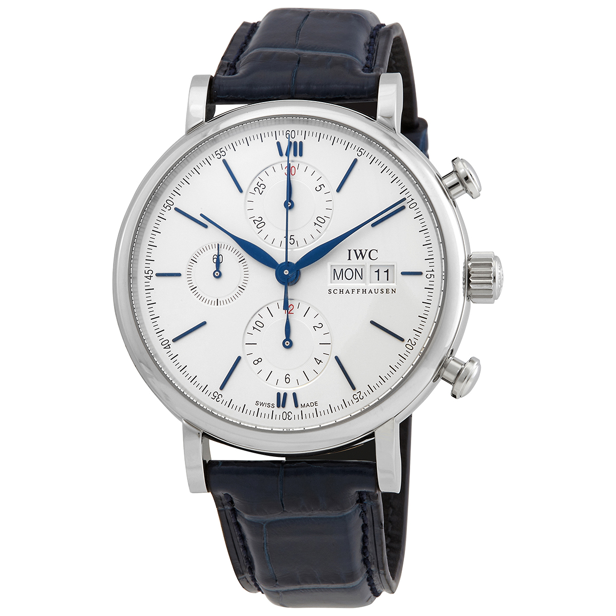 iwc portofino chronograph automatic white dial men's watch iw391037 iwc portofino chronograph automatic white dial men's watch iw391037