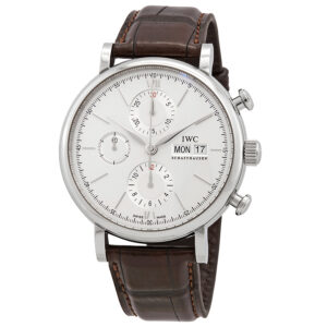 Home iwc portofino chronograph edition 150 years automatic white dial men's watch iw391027