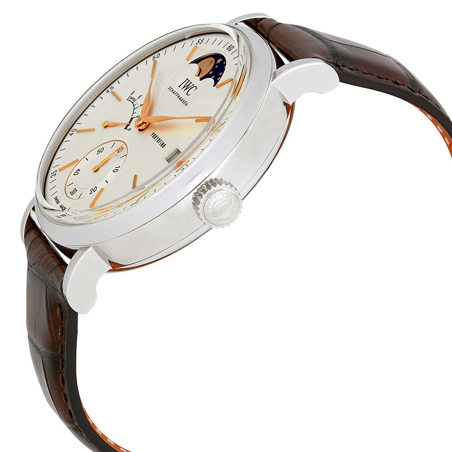 iwc portofino hand wound silver dial men's watch iw516401 iwc portofino hand wound silver dial men's watch iw516401