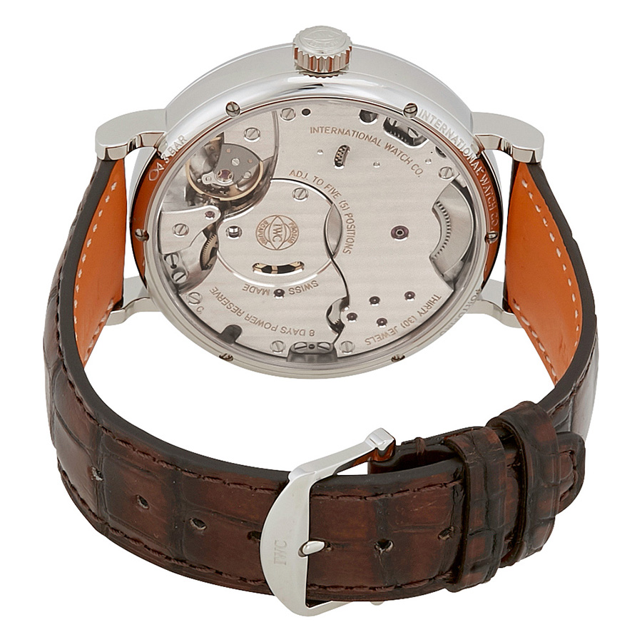 iwc portofino hand wound silver dial men's watch iw516401 iwc portofino hand wound silver dial men's watch iw516401