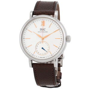 iwc portofino pointer date automatic white dial men's watch iw359201