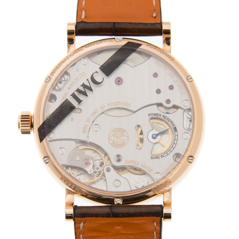 iwc portofino silver plated dial 18k rose gold men's watch iw511101 iwc portofino silver plated dial 18k rose gold men's watch iw511101
