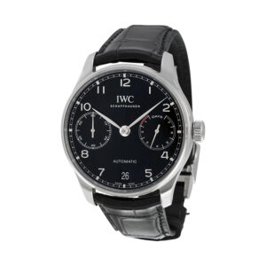Home iwc portugieser automatic black dial men's watch iw500703