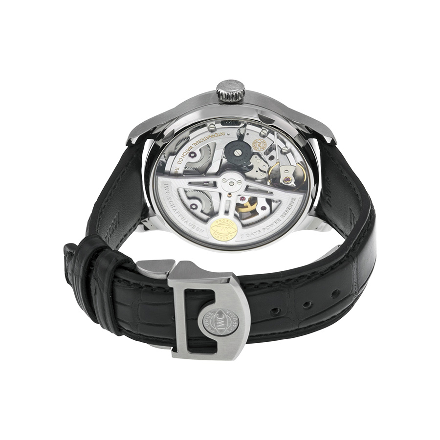 iwc portugieser automatic black dial men's watch iw500703 iwc portugieser automatic black dial men's watch iw500703