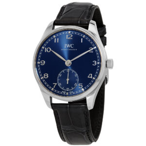 iwc portugieser automatic blue dial men's watch iw358305