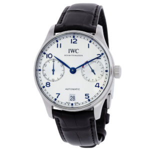 iwc portugieser automatic silver dial men's watch iw500705