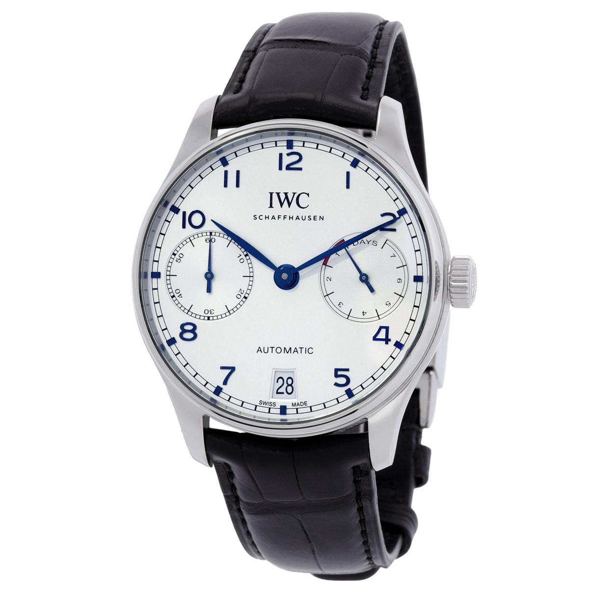 iwc portugieser automatic silver dial men's watch iw500705 iwc portugieser automatic silver dial men's watch iw500705