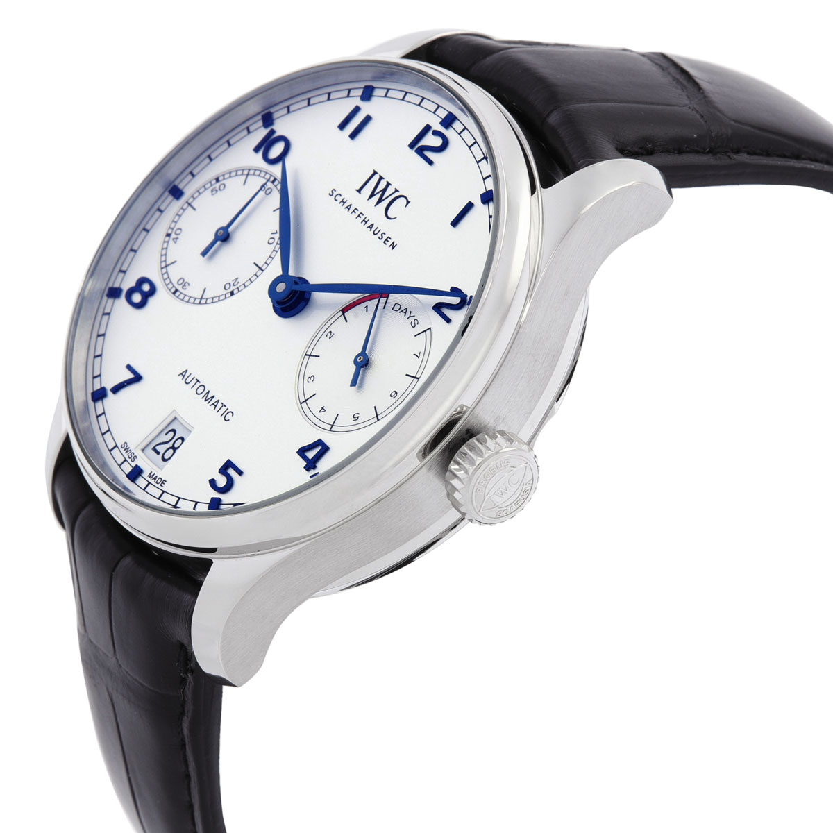iwc portugieser automatic silver dial men's watch iw500705 iwc portugieser automatic silver dial men's watch iw500705