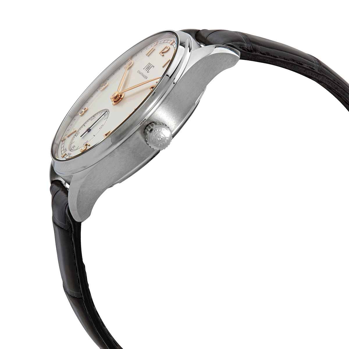 iwc portugieser automatic silver plated dial men's watch iw358303 iwc portugieser automatic silver plated dial men's watch iw358303