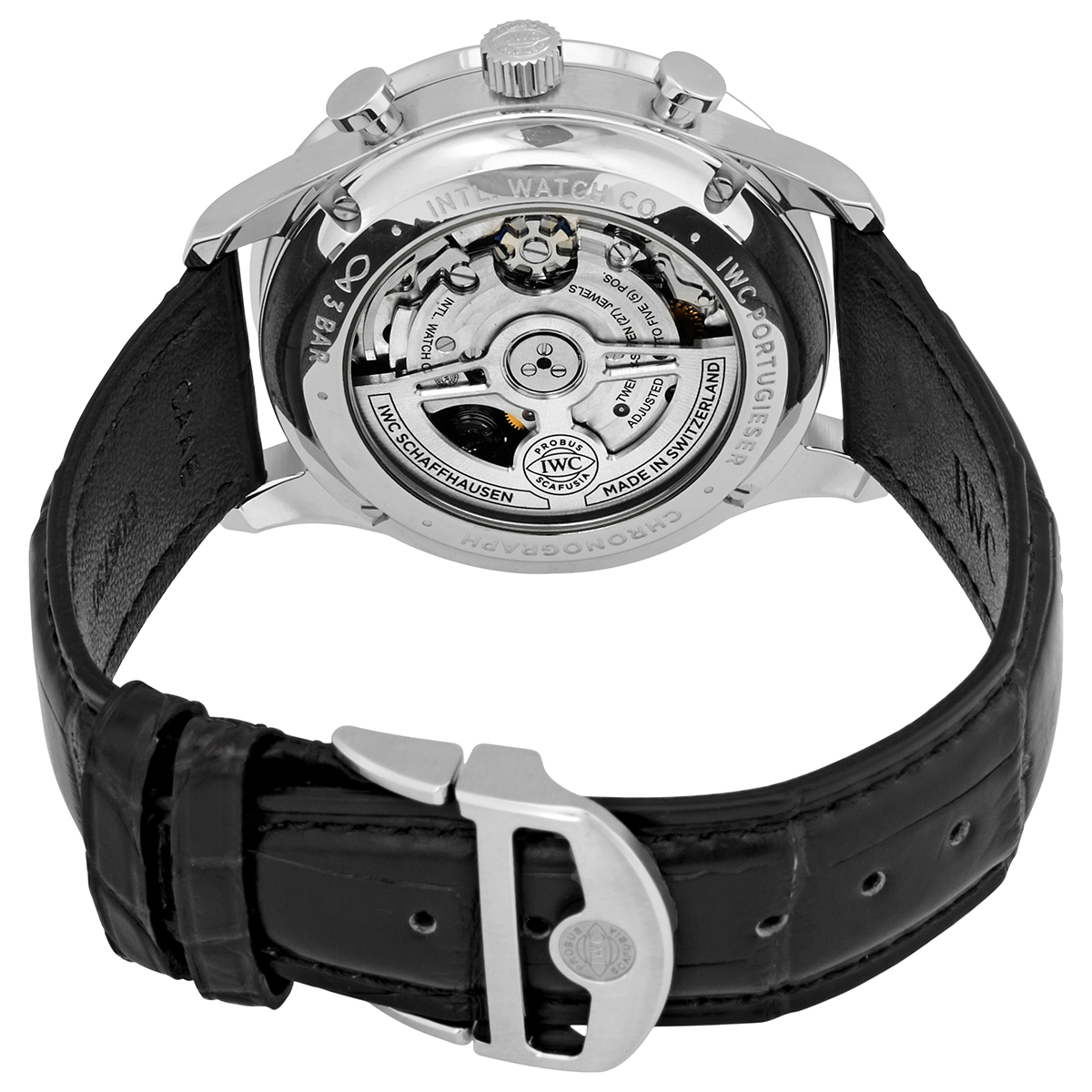 iwc portugieser chronograph automatic black dial men's watch iw371609 iwc portugieser chronograph automatic black dial men's watch iw371609