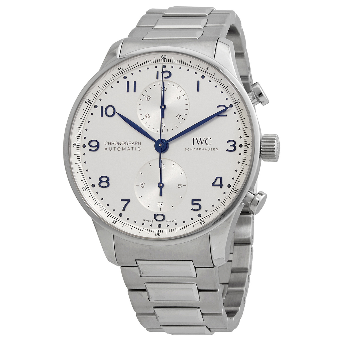 iwc portugieser chronograph automatic silver dial men's watch iw371617 iwc portugieser chronograph automatic silver dial men's watch iw371617
