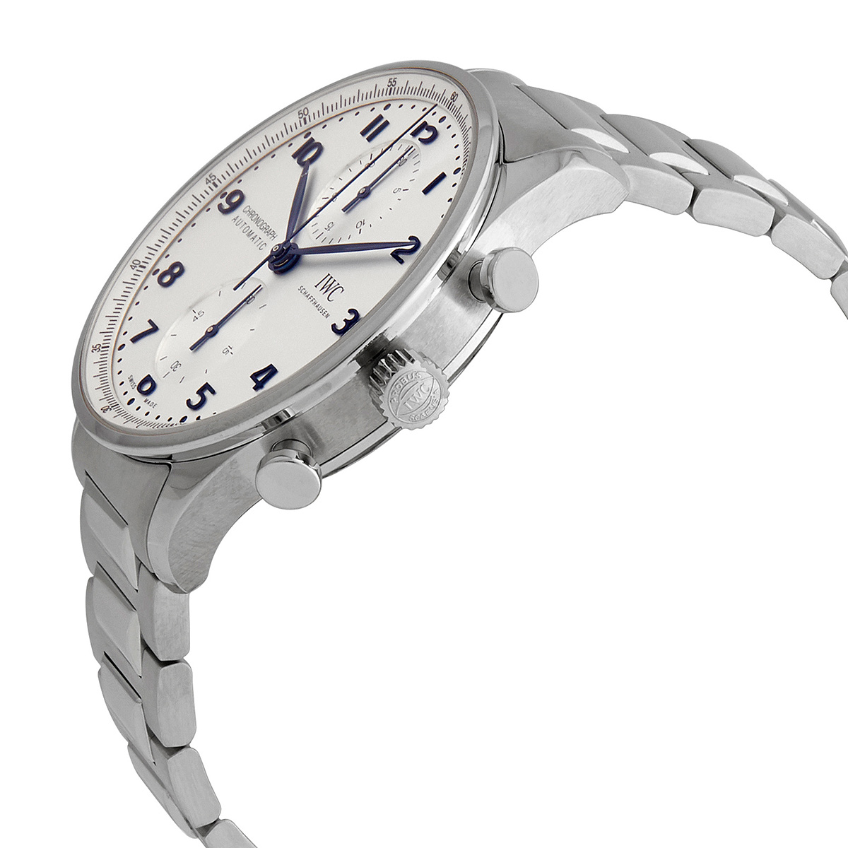 iwc portugieser chronograph automatic silver dial men's watch iw371617 iwc portugieser chronograph automatic silver dial men's watch iw371617
