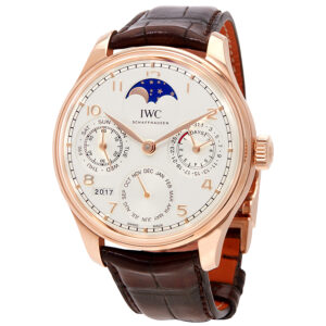 Home iwc portugieser 18kt rose gold prepetual calendar automatic men's watch iwc5033 02