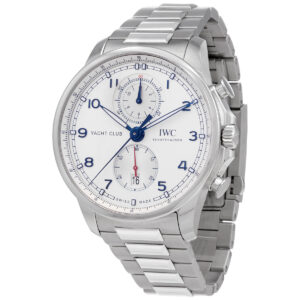 iwc portugieser yacht club chronograph automatic silver dial men's watch iw390702