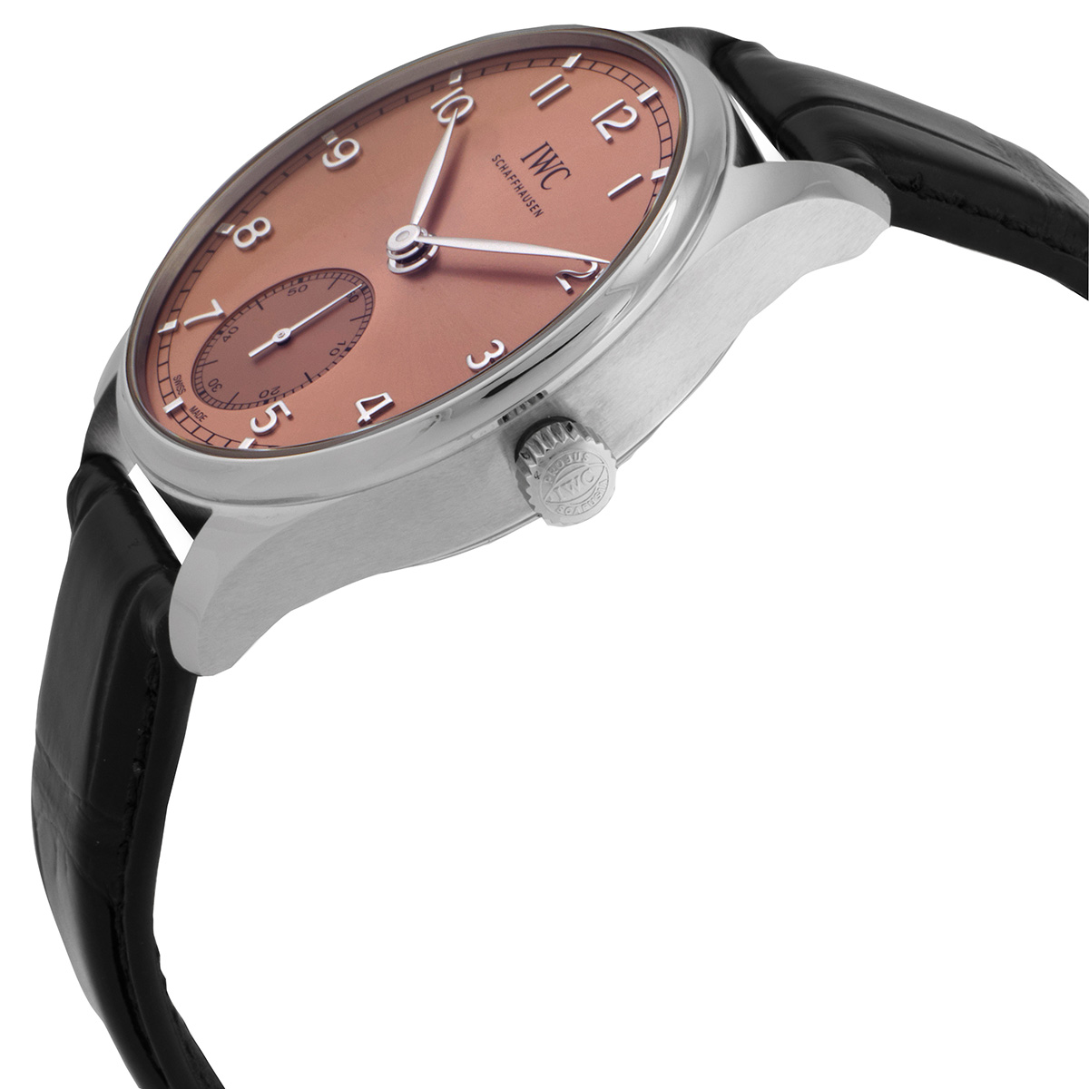 iwc portuguese 40 automatic salmon dial men's watch iw358313 iwc portuguese 40 automatic salmon dial men's watch iw358313