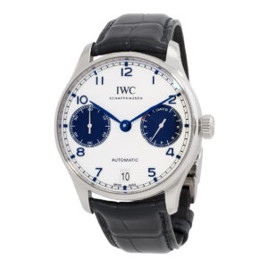 Home iwc portuguese 7 day automatic white dial men's watch iw500715