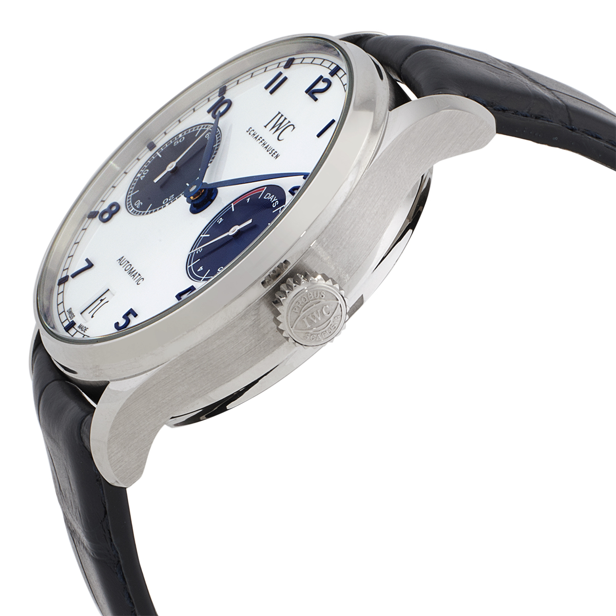 iwc portuguese 7 day automatic white dial men's watch iw500715 iwc portuguese 7 day automatic white dial men's watch iw500715