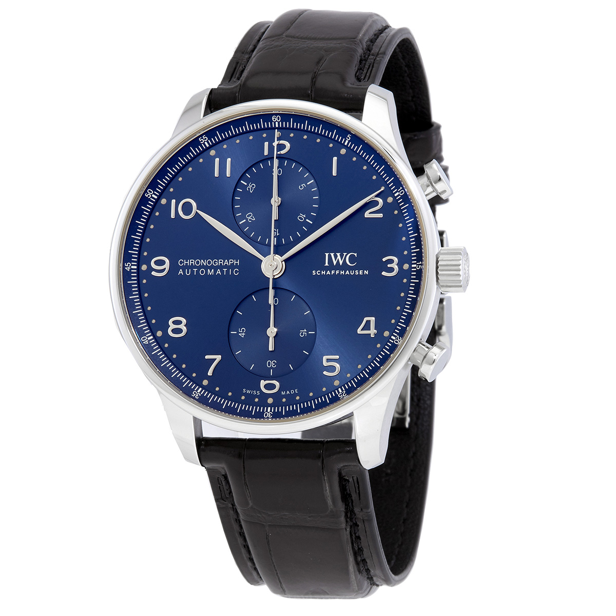 iwc portuguese chronograph automatic blue dial men's watch iw371606 iwc portuguese chronograph automatic blue dial men's watch iw371606