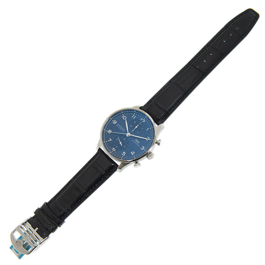 iwc portuguese chronograph automatic blue dial men's watch iw371606 iwc portuguese chronograph automatic blue dial men's watch iw371606