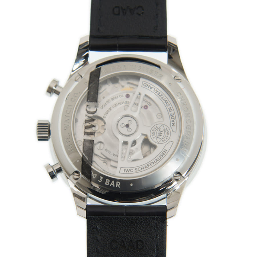 iwc portuguese chronograph automatic blue dial men's watch iw371606 iwc portuguese chronograph automatic blue dial men's watch iw371606
