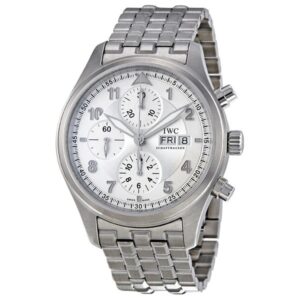 iwc spitfire pilot chronograph automatic steel men's watch iw371705