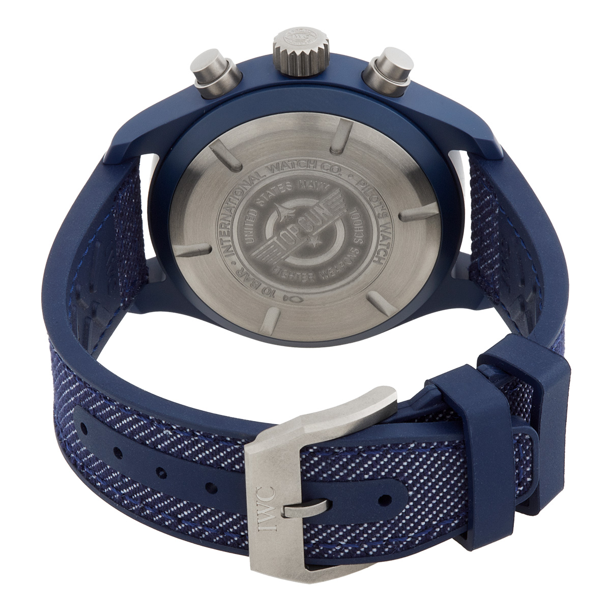 iwc top gun 41 oceana chronograph automatic blue dial men's watch iw389404 iwc top gun 41 oceana chronograph automatic blue dial men's watch iw389404