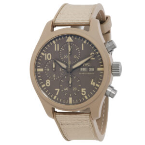 Home iwc top gun mojave desert chronograph automatic brown dial men's watch iw389402