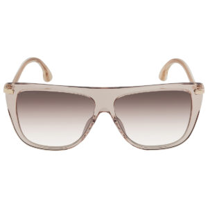 jimmy choo brown mirror gradient browline ladies sunglasses suvi/s 0fwm/nq 58