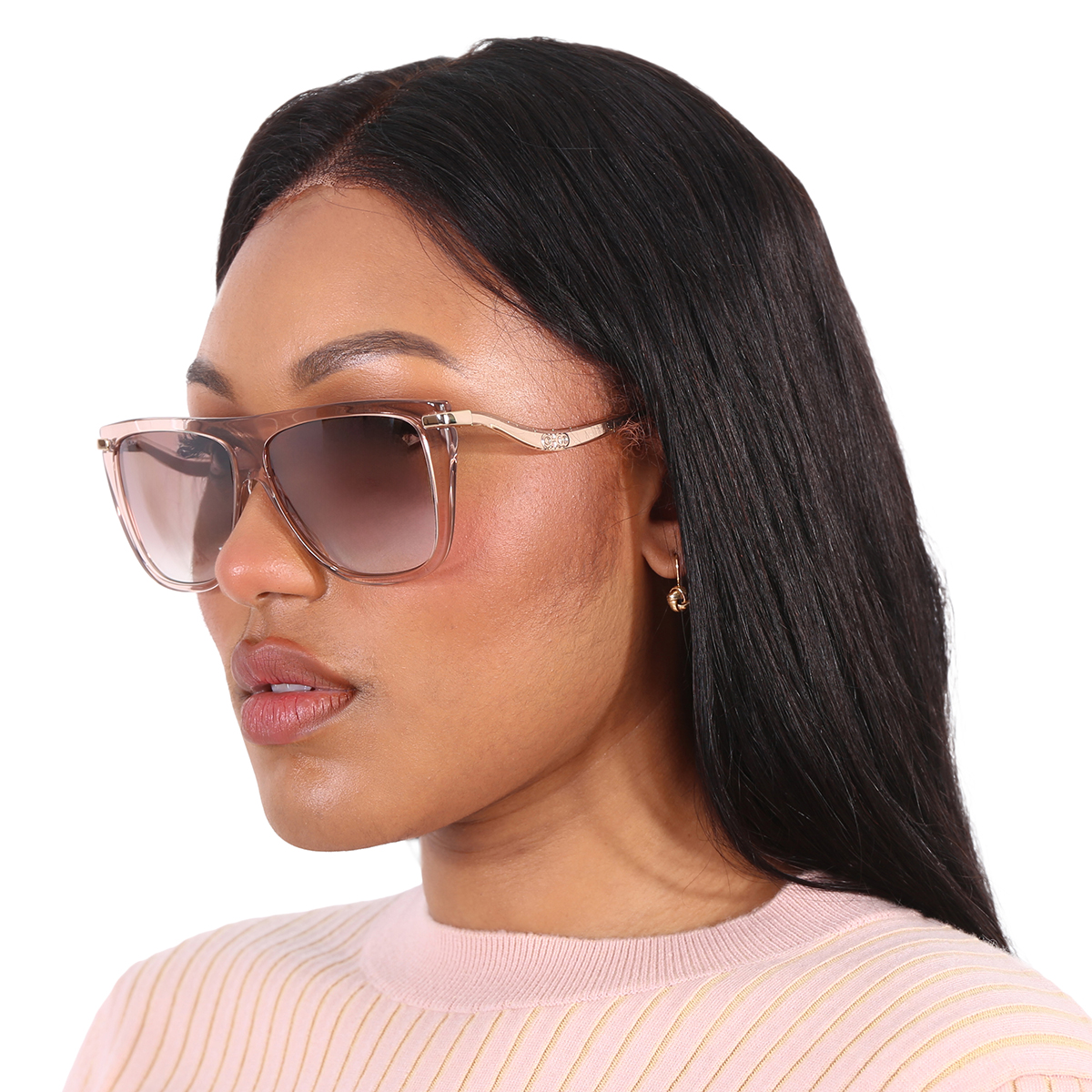 jimmy choo brown mirror gradient browline ladies sunglasses suvi/s 0fwm/nq 58 jimmy choo brown mirror gradient browline ladies sunglasses suvi/s 0fwm/nq 58