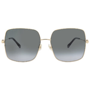 jimmy choo dark grey square ladies sunglasses lili/s 02m2/9o 58