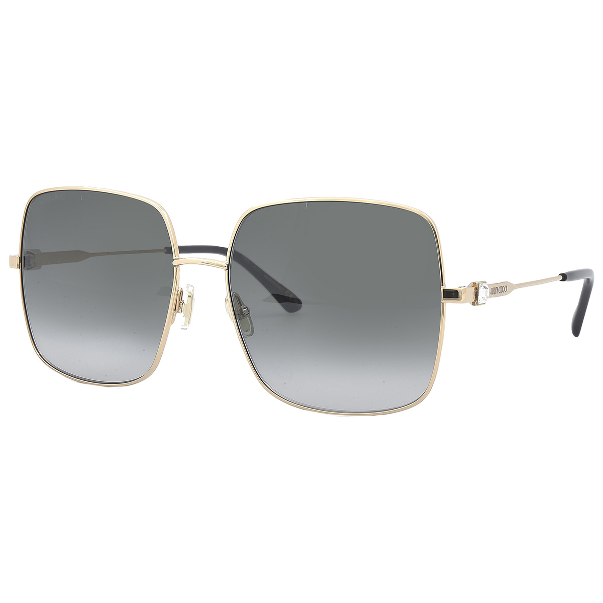 jimmy choo dark grey square ladies sunglasses lili/s 02m2/9o 58 jimmy choo dark grey square ladies sunglasses lili/s 02m2/9o 58