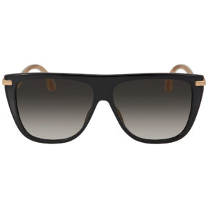 jimmy choo gray sf gold browline ladies sunglasses suvi/s 0807/fq 58