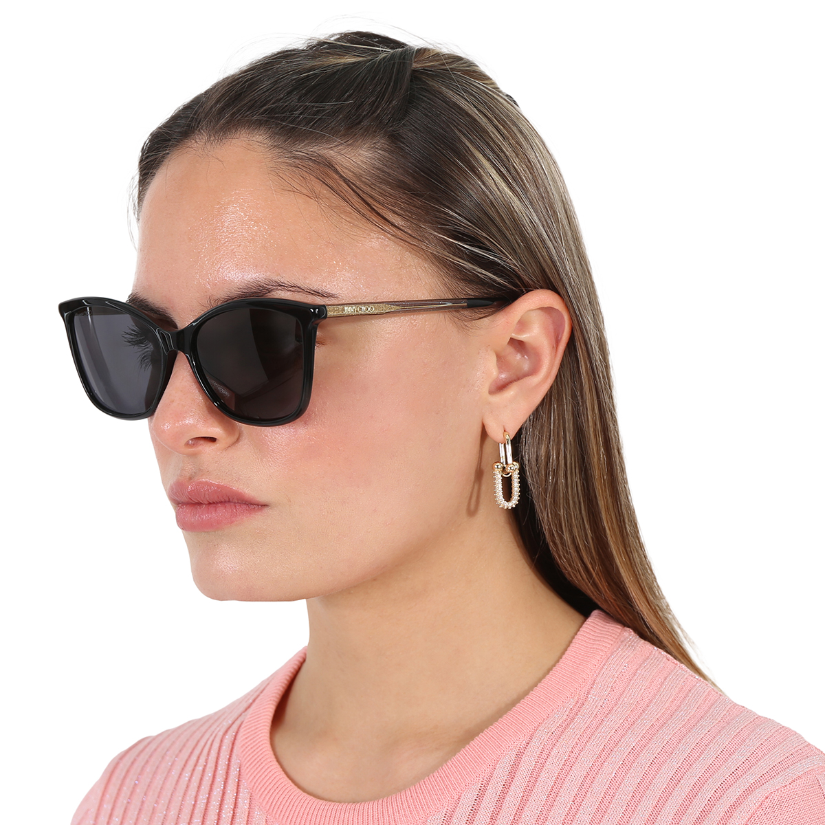 jimmy choo grey cat eye ladies sunglasses ba/g/s 0807/ir 56 jimmy choo grey cat eye ladies sunglasses ba/g/s 0807/ir 56