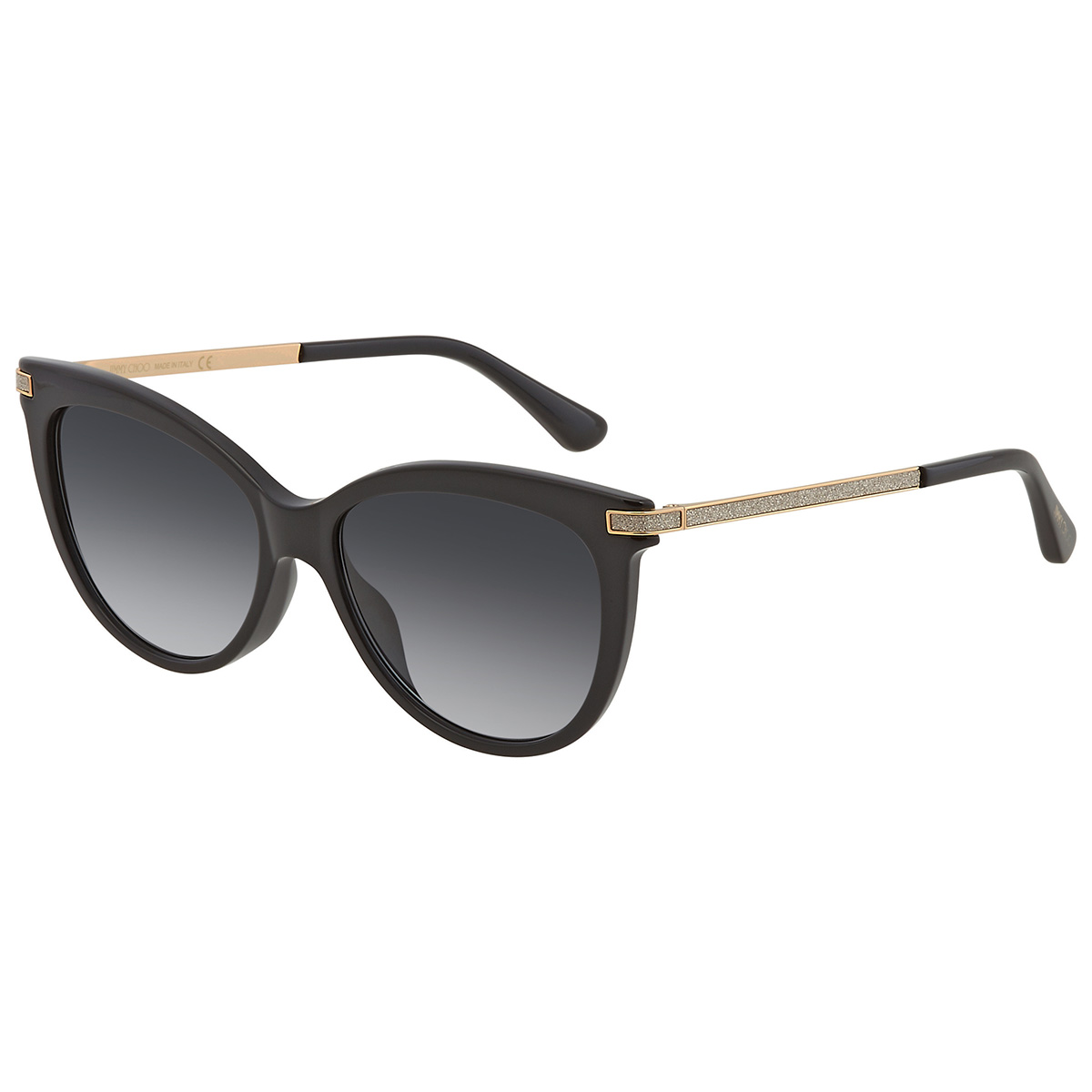 jimmy choo grey gradient cat eye ladies sunglasses axelle/g/s 0807/9o 56 jimmy choo grey gradient cat eye ladies sunglasses axelle/g/s 0807/9o 56